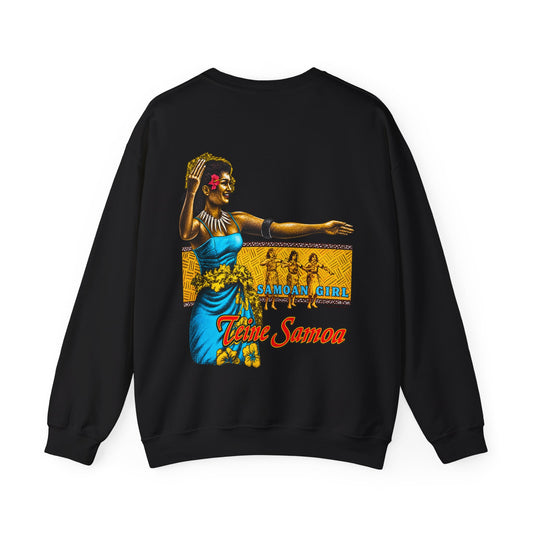 Samoan Strength Samoan Girl Teine Samoa Unisex Heavy Blend™ Crewneck Sweatshirt