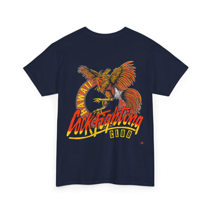 Hawaiian Strength Cockfighting Club Hawaii Vintage Design 90s New Print Unisex Heavy Cotton Tee