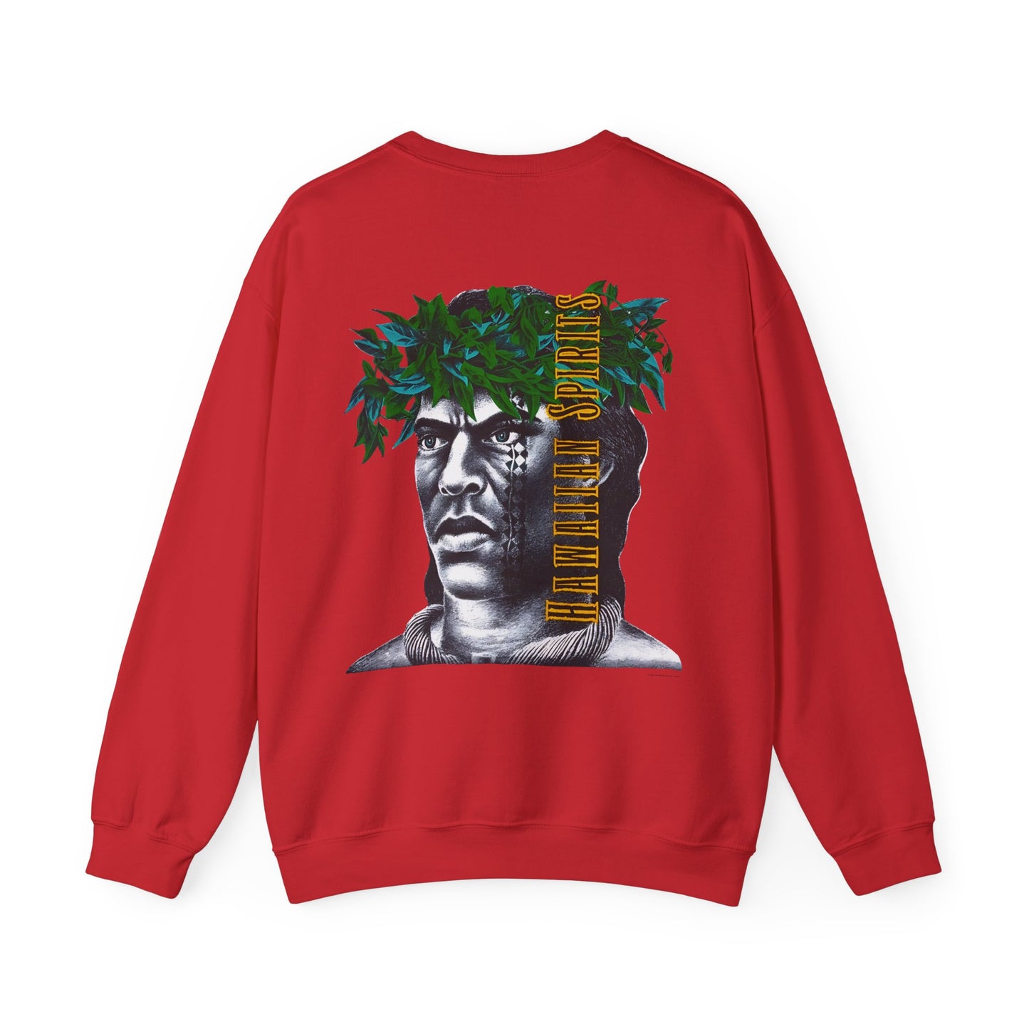 Hawaiian Strength Hawaiian Spirits Vintage Design 90s New Print Unisex Heavy Blend™ Crewneck Sweatshirt