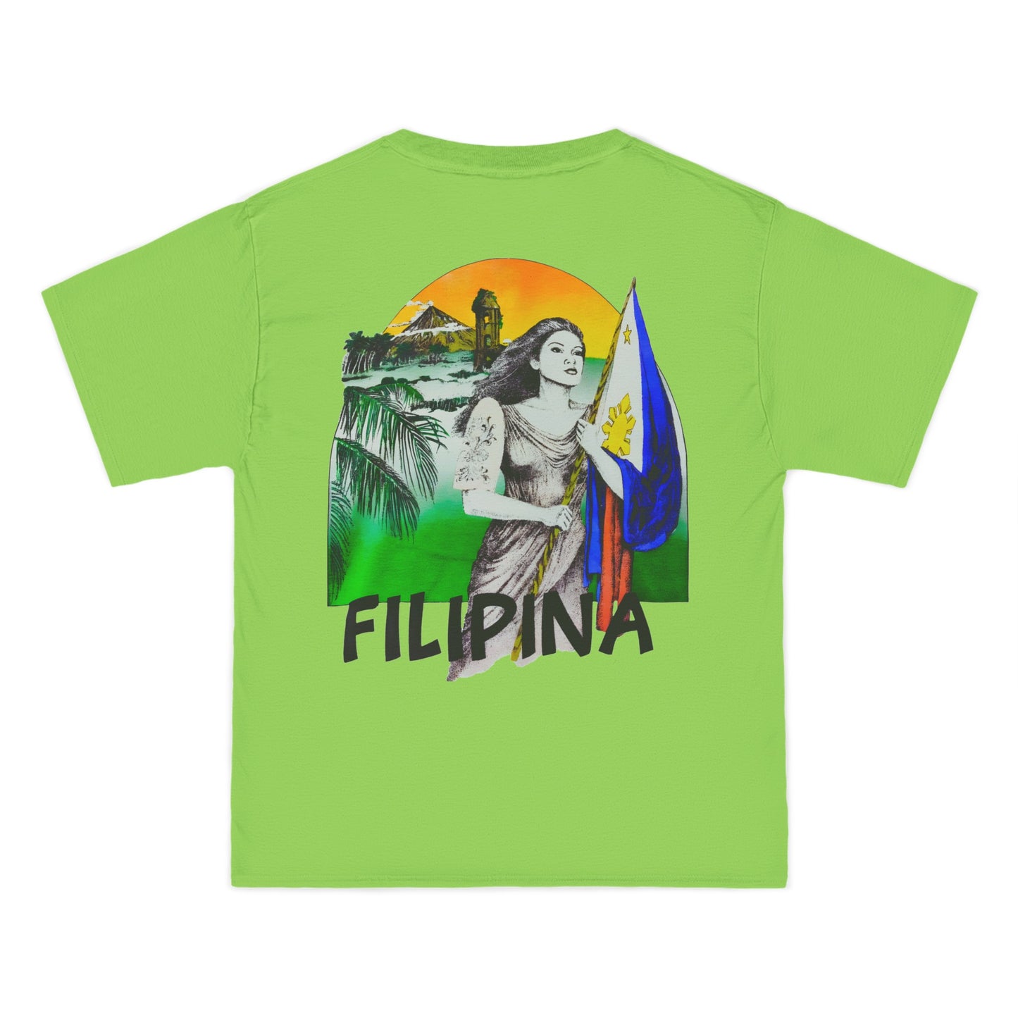 Filipino Strength Filipina Vintage Design 90s New Print Beefy-T®  Short-Sleeve T-Shirt
