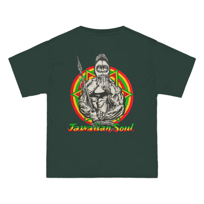 Jawaiian Strength Jawaiian Soul Vintage Design 90s New Print Beefy-T®  Short-Sleeve T-Shirt