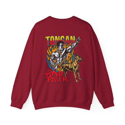 Local Strength Tongan Super Power Unisex Heavy Blend™ Crewneck Sweatshirt