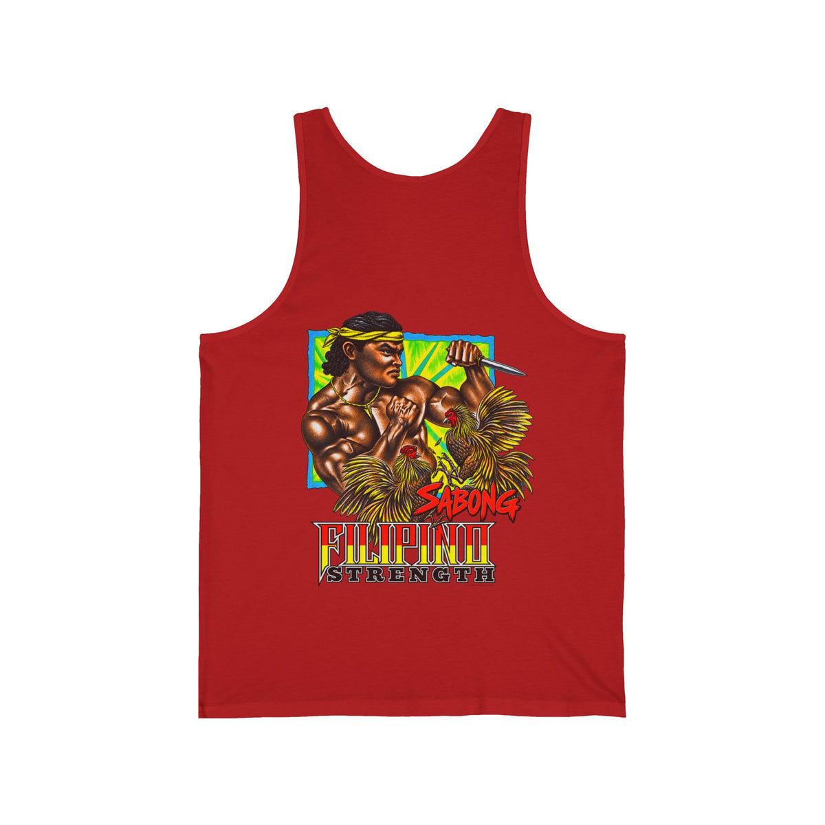 Filipino Strength Sabong Unisex Jersey Tank
