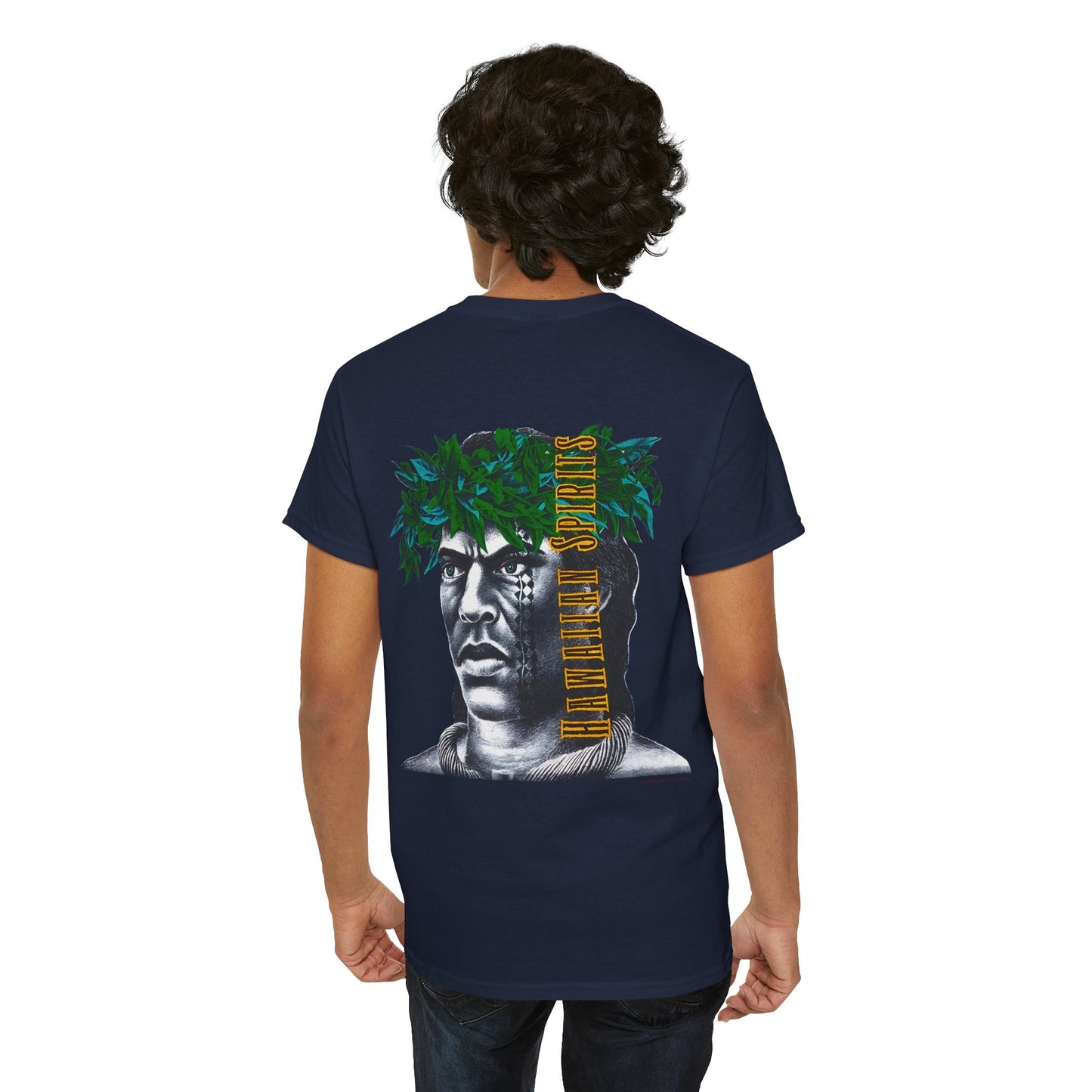 Hawaiian Strength Hawaiian Spirits Vintage Design 90s New Print Unisex Heavy Cotton Tee