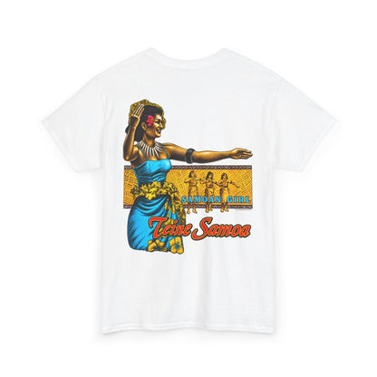 Samoan Strength Samoan Girl Teine Samoa Unisex Heavy Cotton Tee