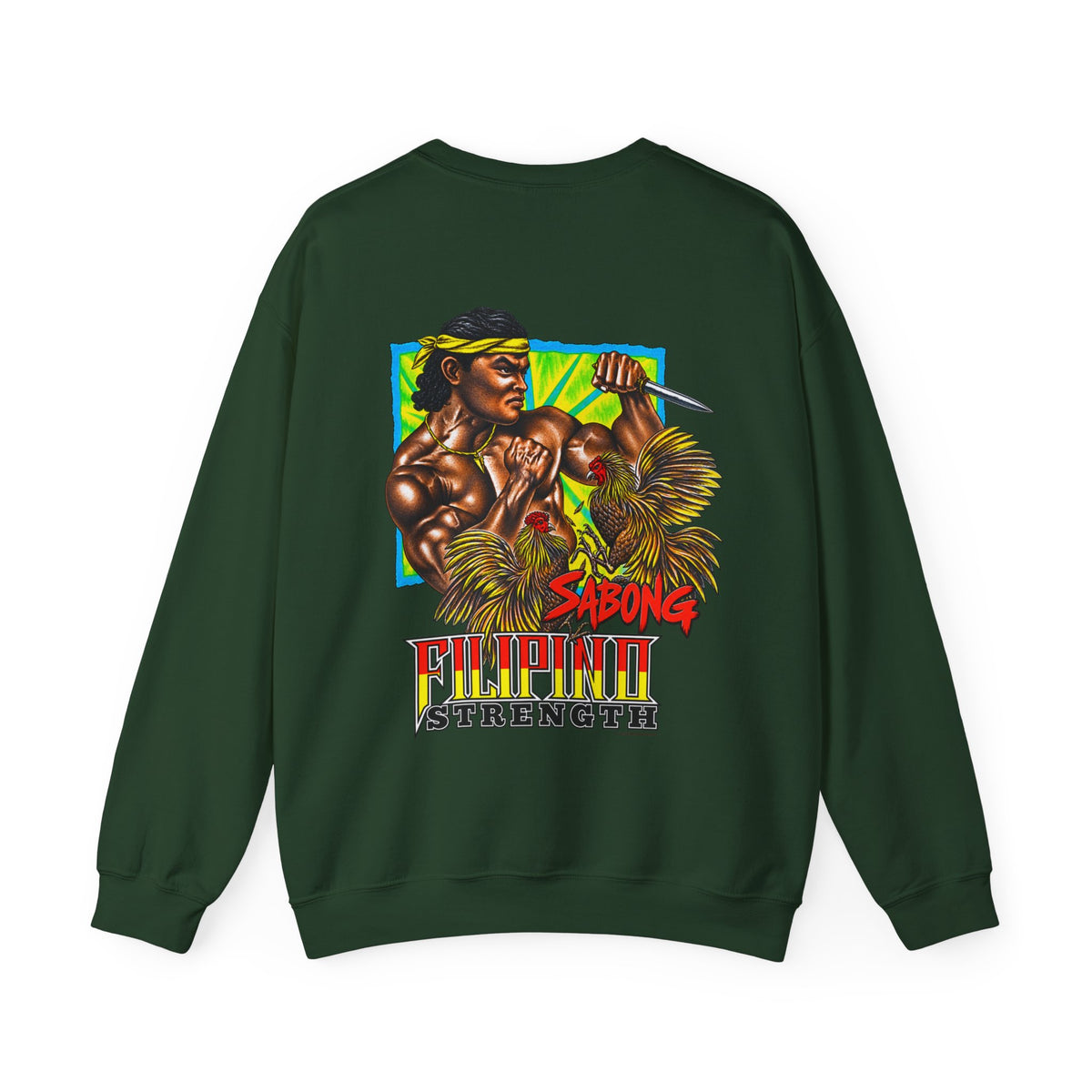 Filipino Strength Sabong Unisex Heavy Blend™ Crewneck Sweatshirt