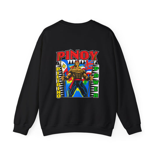 Filipino Strength Pinoy Pilipino Power Unisex Heavy Blend™ Crewneck Sweatshirt