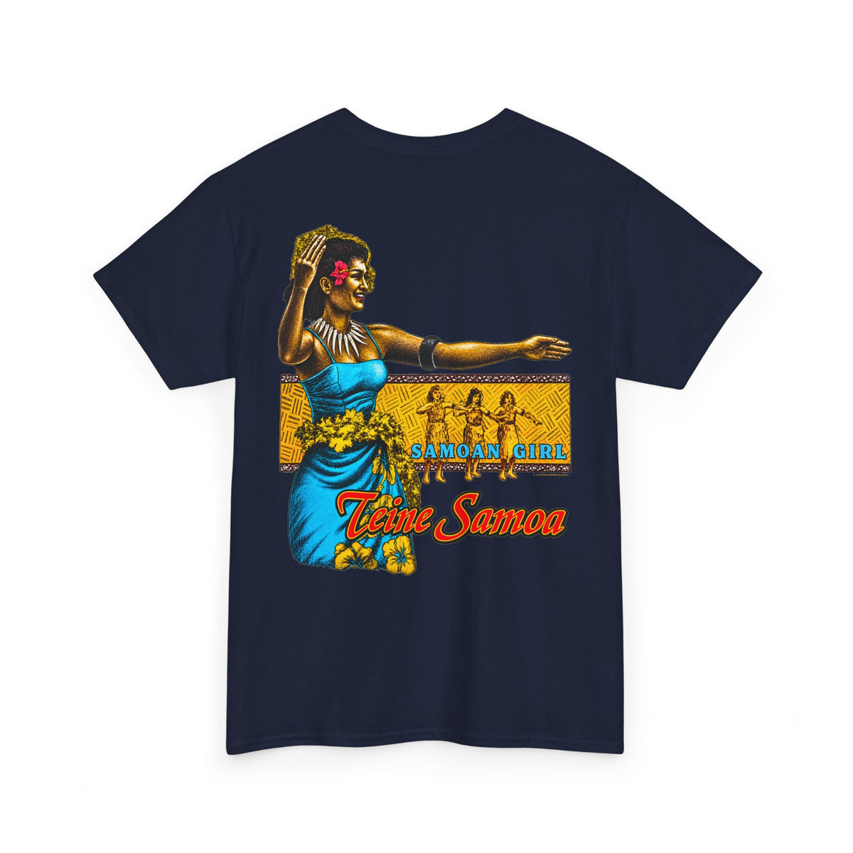 Samoan Strength Samoan Girl Teine Samoa Unisex Heavy Cotton Tee