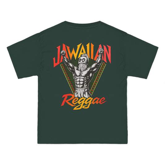 Jawaiian Strength Jawaiian Reggae Vintage Design 90s New Print Beefy-T®  Short-Sleeve T-Shirt