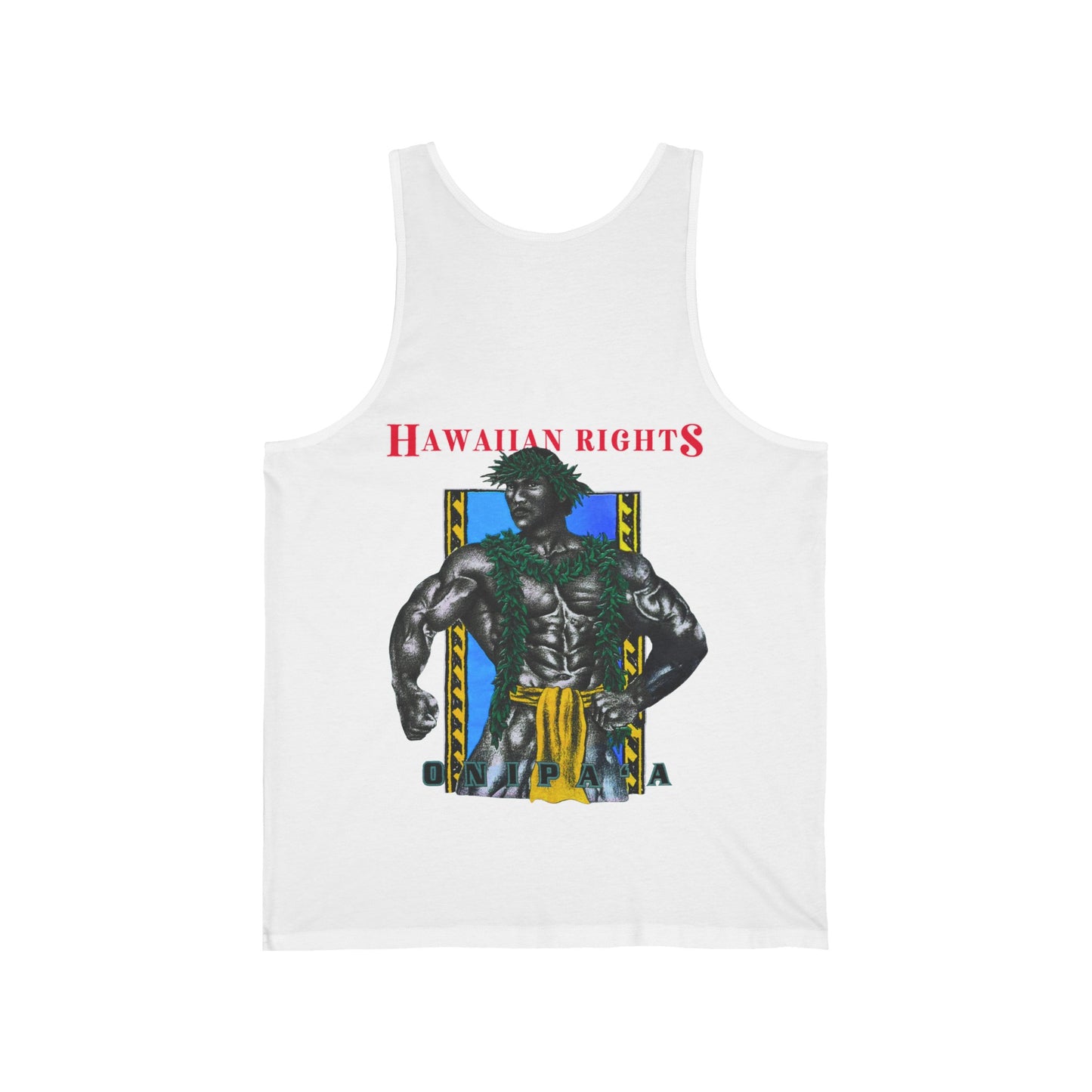 Hawaiian Strength Onipa’a Hawaiian Rights Vintage Design 90s New Print Unisex Jersey Tank