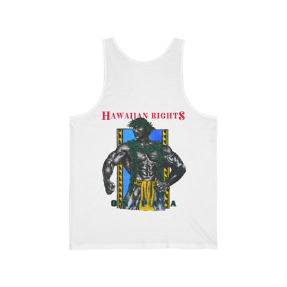 Hawaiian Strength Onipa’a Hawaiian Rights Vintage Design 90s New Print Unisex Jersey Tank