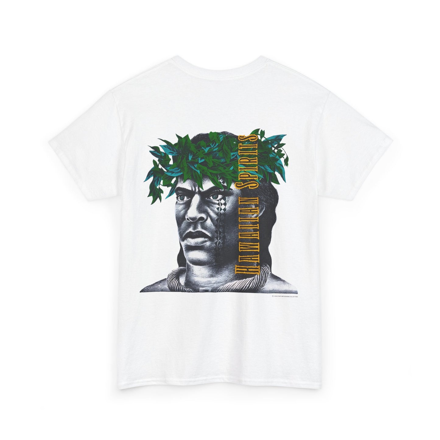 Hawaiian Strength Hawaiian Spirits Vintage Design 90s New Print Unisex Heavy Cotton Tee