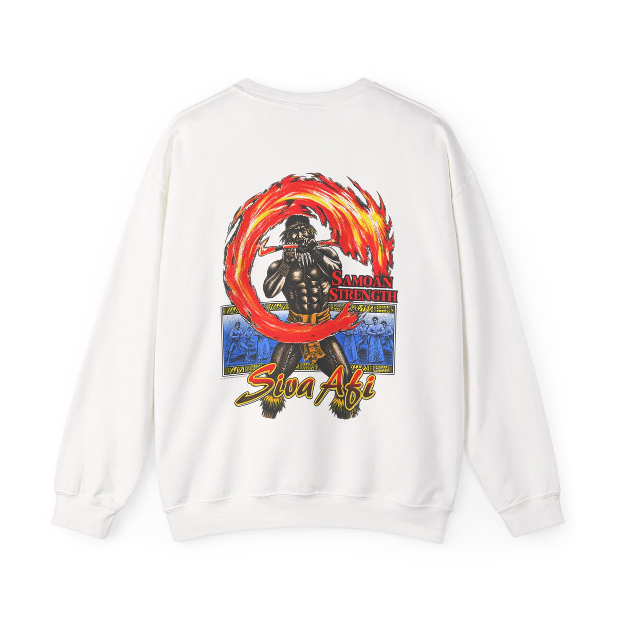Samoan Strength Siva Afi Unisex Heavy Blend™ Crewneck Sweatshirt