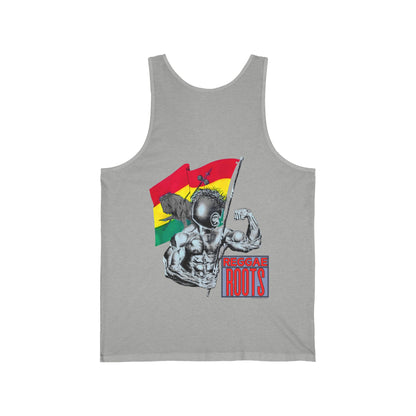 Jawaiian Strength Reggae Roots Vintage Design 90s New Print Unisex Jersey Tank