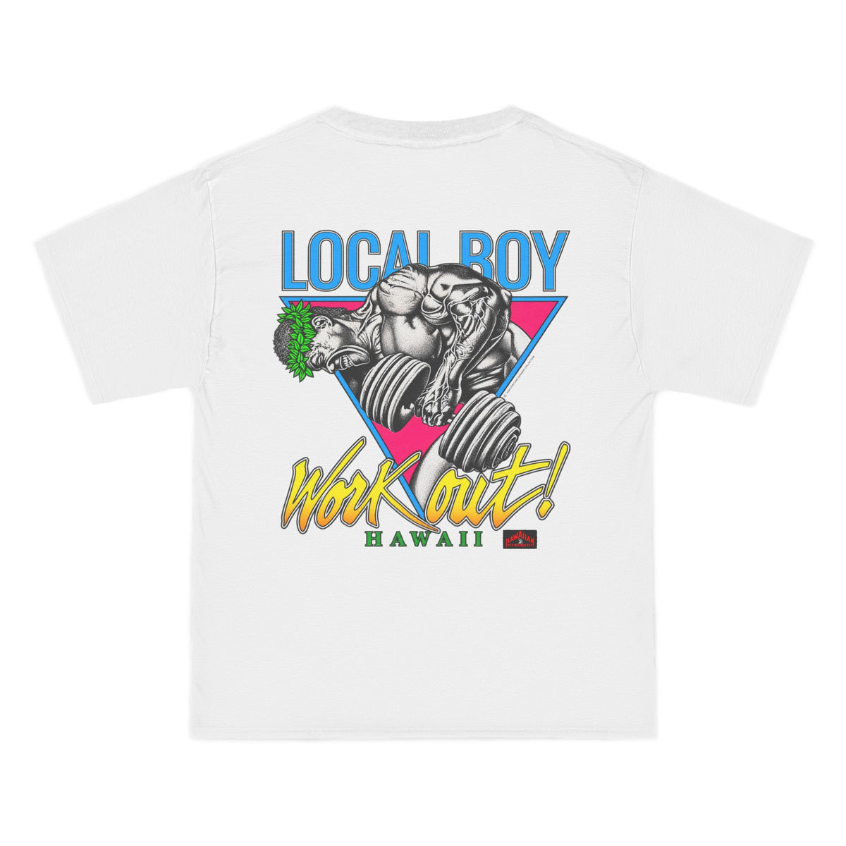 Hawaiian Strength Local Boy Work Out Hawaii Beefy-T®  Short-Sleeve T-Shirt