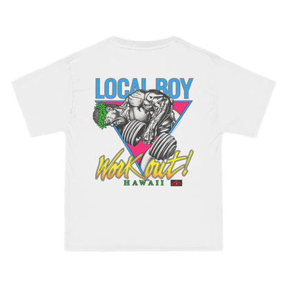 Hawaiian Strength Local Boy Work Out Hawaii Beefy-T®  Short-Sleeve T-Shirt