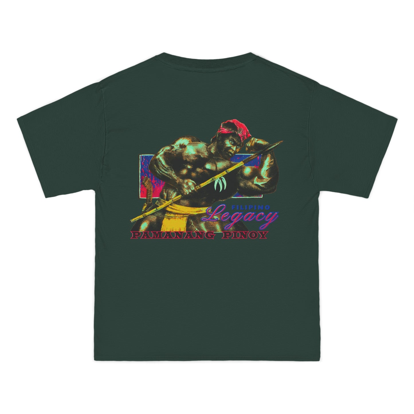 Filipino Strength Filipino Legacy Pamanang Pinoy Vintage Design 90s New Print Beefy-T®  Short-Sleeve T-Shirt