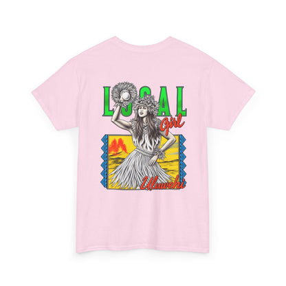 Hawaiian Strength Local Girl Uluwehi Unisex Heavy Cotton Tee