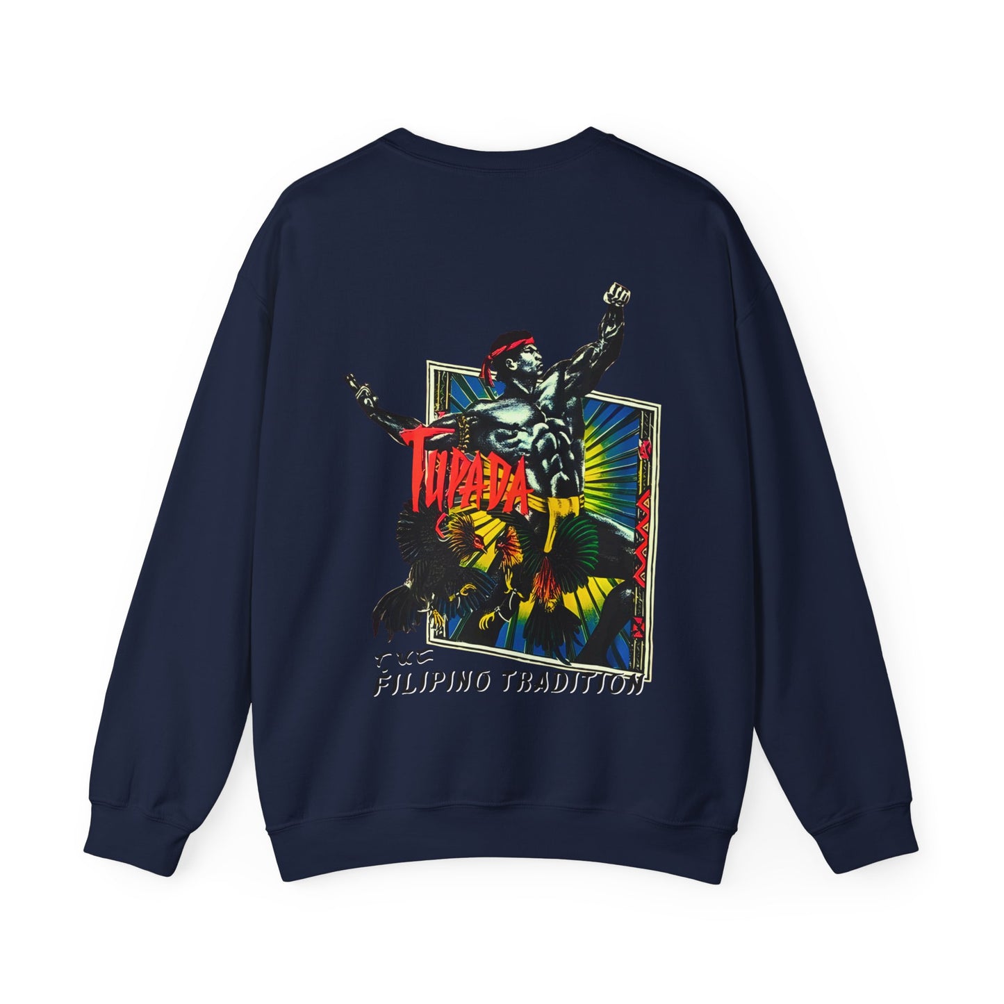 Filipino Strength Tupada Filipino Tradition Vintage Design 90s New Print Unisex Heavy Blend™ Crewneck Sweatshirt