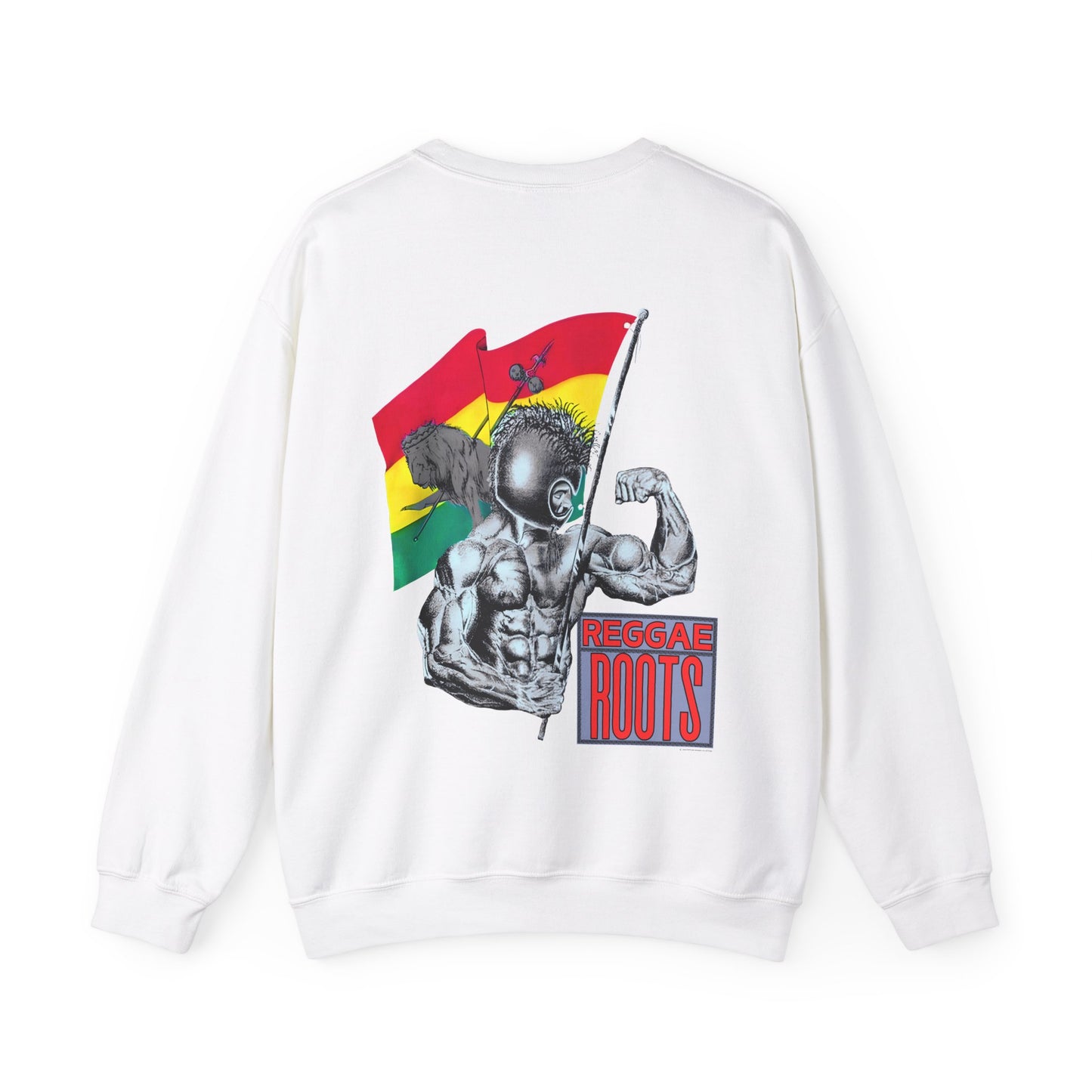 Jawaiian Strength Reggae Roots Vintage Design 90s New Print Unisex Heavy Blend™ Crewneck Sweatshirt