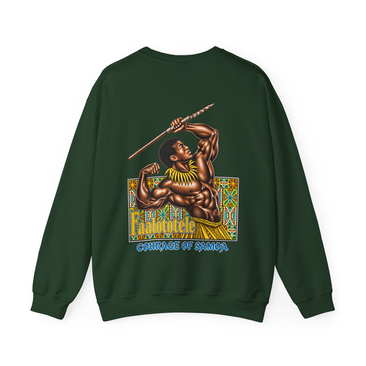 Samoan Strength Faalototele Courage of Samoa Unisex Heavy Blend™ Crewneck Sweatshirt
