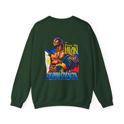 Filipino Strength Pinoy na Lalaki Unisex Heavy Blend™ Crewneck Sweatshirt