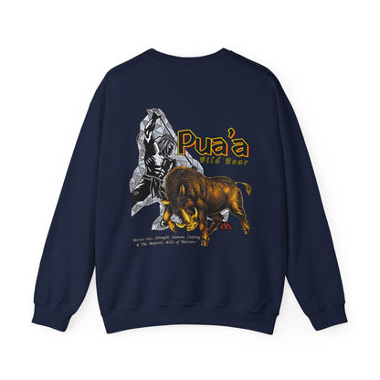 Local Strength Pua'a Wild Boar Unisex Heavy Blend™ Crewneck Sweatshirt