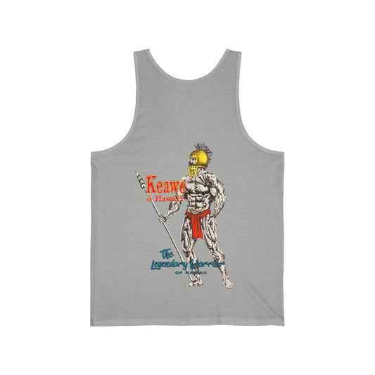 Hawaiian Strength Keawe o Hawaii The Legendary Warrior of Hawaii Vintage Designs 90s New Print Unisex Jersey Tank