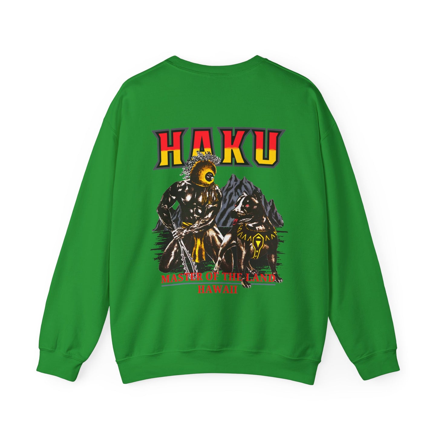 Hawaiian Strength Haku Master of the Land Hawaii Vintage Design 90s New Print Unisex Heavy Blend™ Crewneck Sweatshirt