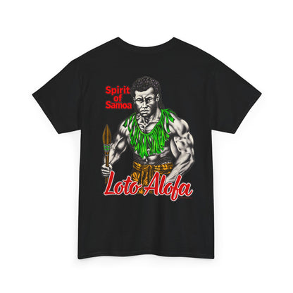Samoan Strength Spirit of Samoa Loto Alofa Unisex Heavy Cotton Tee