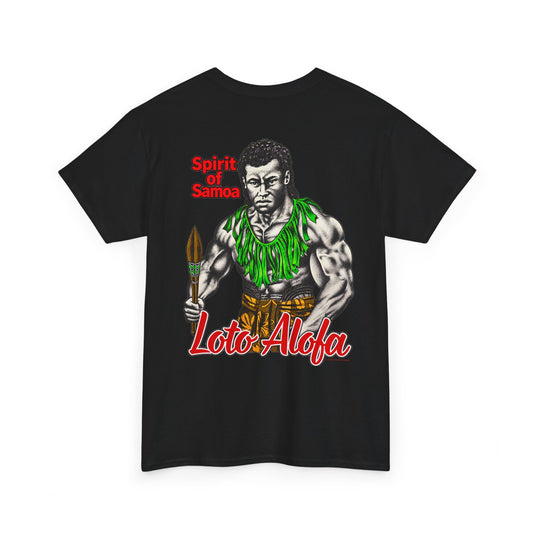 Samoan Strength Spirit of Samoa Loto Alofa Unisex Heavy Cotton Tee