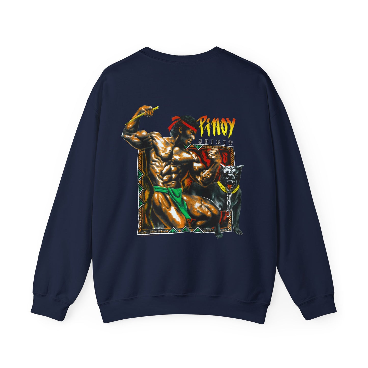 Filipino Strength Pinoy Vintage Design 90s New Print Unisex Heavy Blend™ Crewneck Sweatshirt