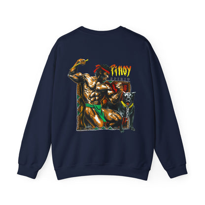 Filipino Strength Pinoy Spirit Vintage Design 90s New Print Unisex Heavy Blend™ Crewneck Sweatshirt