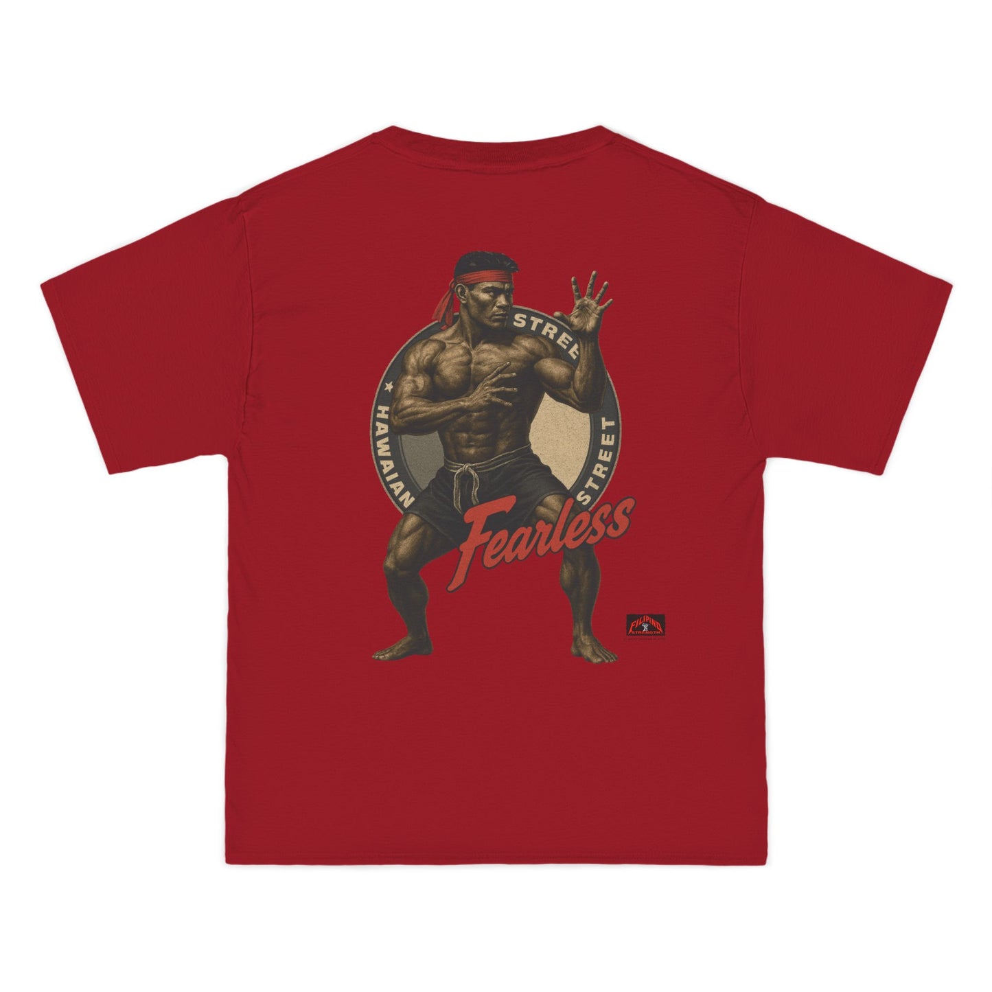 FIlipino Strength Fearless Hawaiian Street Vintage 90s Design New Print Beefy-T®  Short-Sleeve T-Shirt