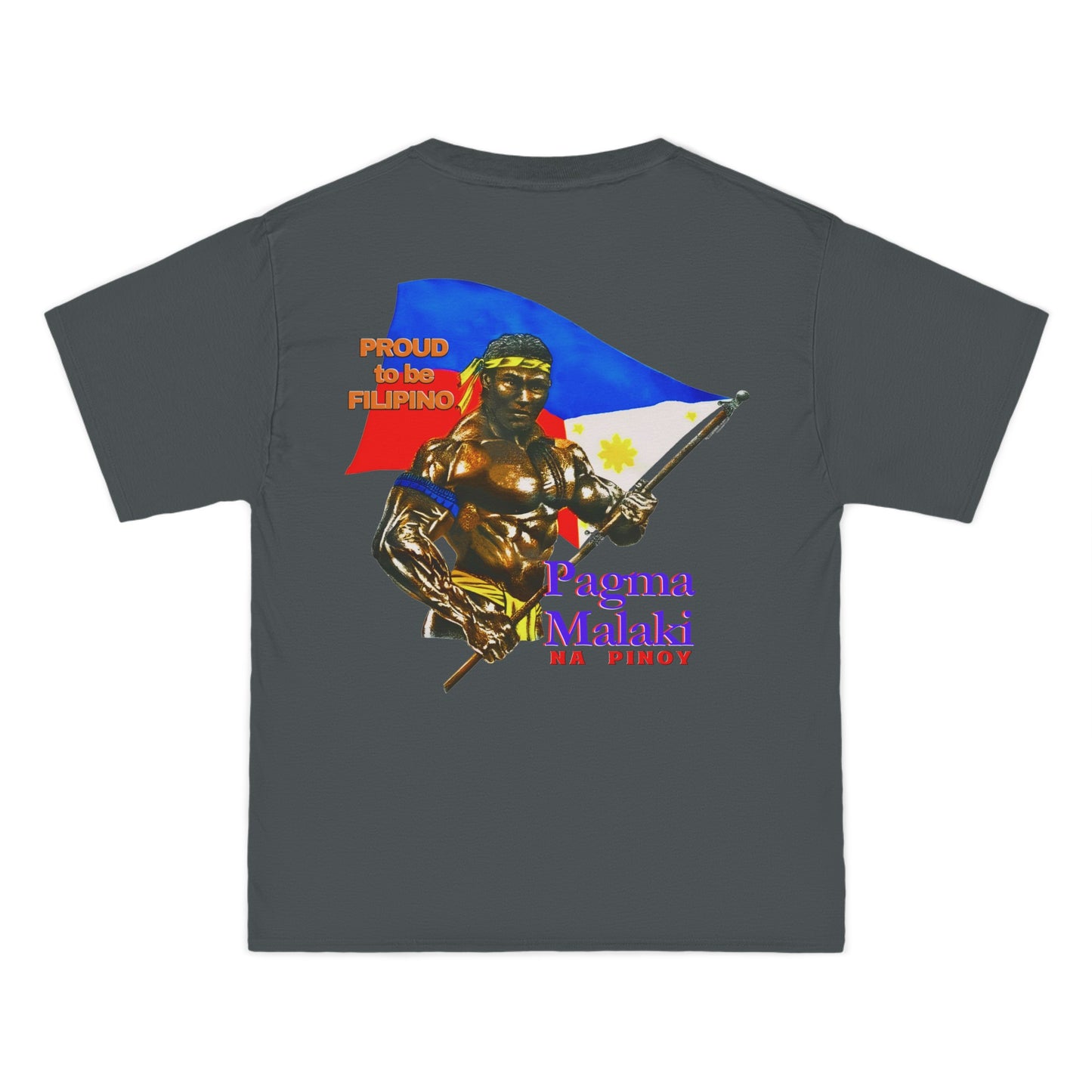 Filipino Strength Proud to be Filipino Pagma Malaki Na Pinoy Vintage Design 90s New Print Beefy-T®  Short-Sleeve T-Shirt