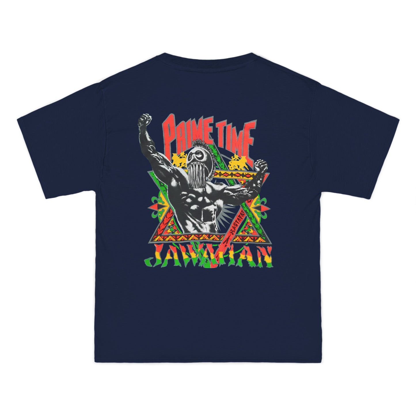 Jawaiian Strength Prime Time Jawaiian Vintage Design 90s New Print Beefy-T®  Short-Sleeve T-Shirt