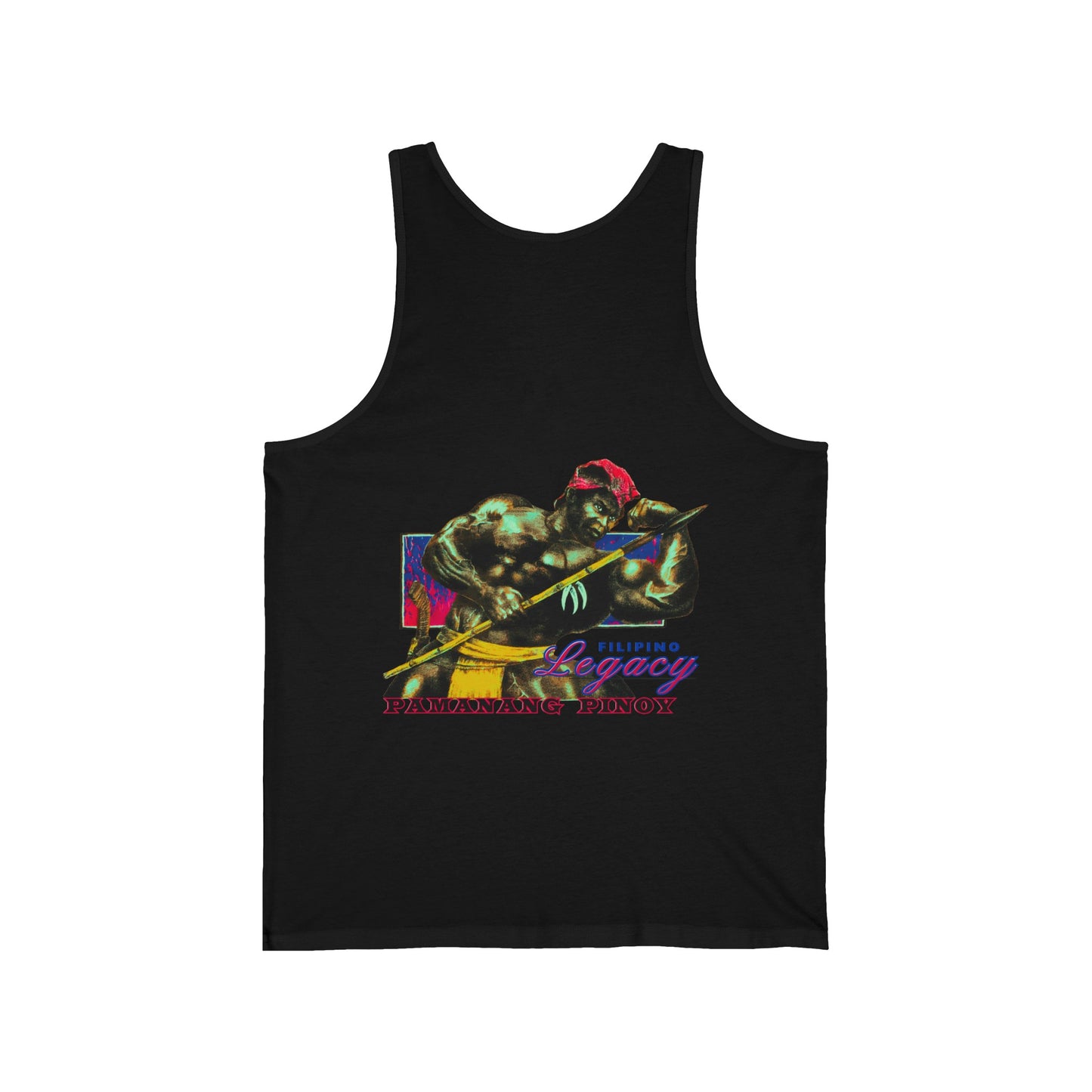 Filipino Strength Filipino Legacy Pamanang Pinoy Vintage Design 90s New Print Unisex Jersey Tank