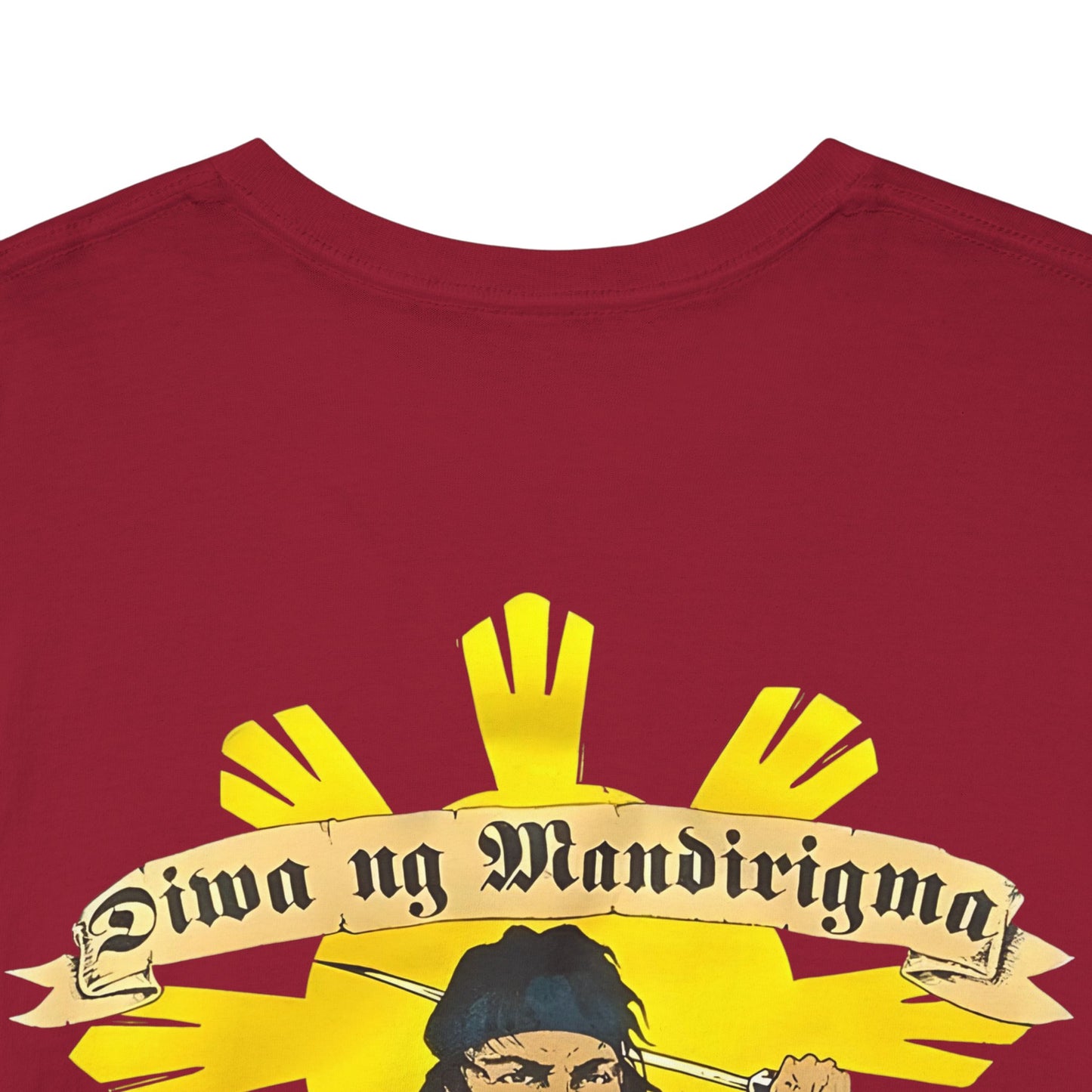 Filipino Strength Spirit of the Warrior Diwa ng Mandirigma Vintage Design 90s New Print Unisex Heavy Cotton Tee