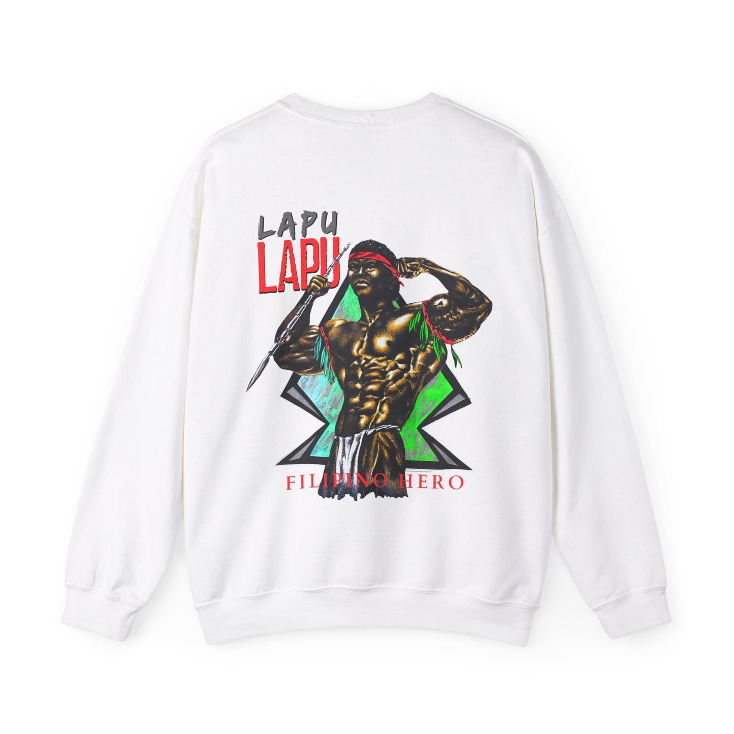 Filipino Strength Lapu Lapu Filipino Hero Vintage Design 90s New Print Unisex Heavy Blend™ Crewneck Sweatshirt