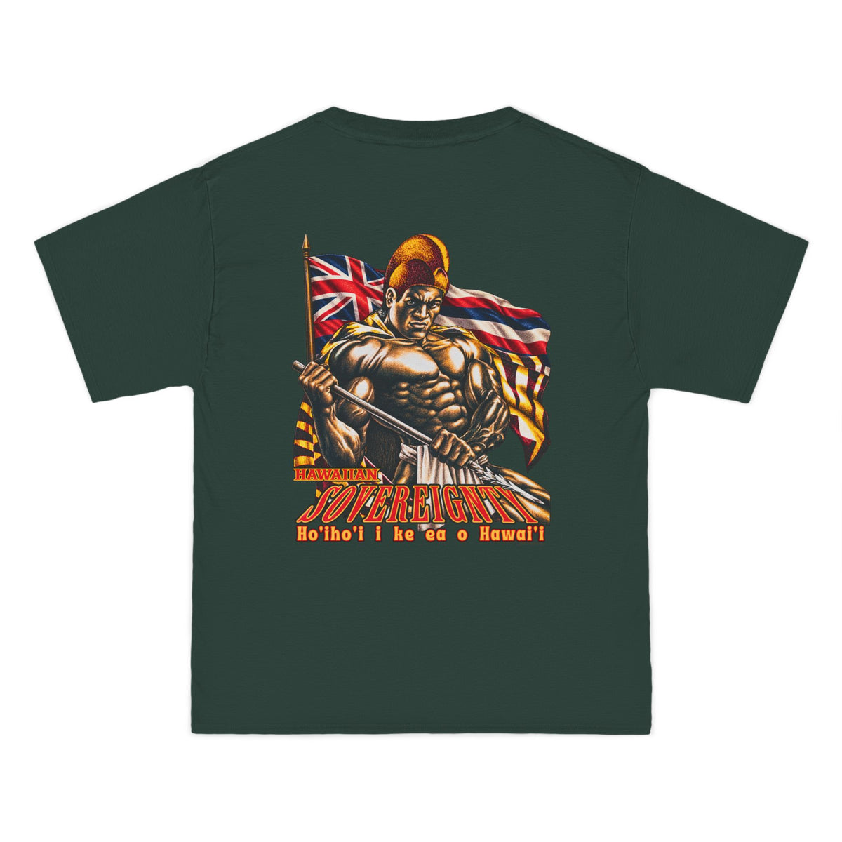 Hawaiian Strength Hawaiian Sovereignty Beefy-T®  Short-Sleeve T-Shirt