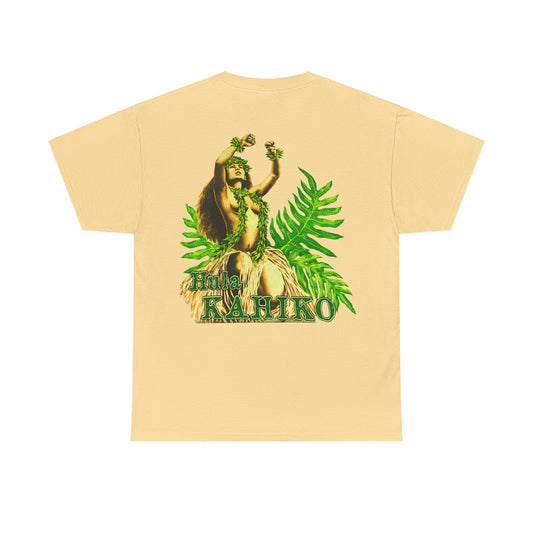 Hawaiian Strength Hula Kahiko Vintage Design 90s New Print Unisex Heavy Cotton Tee