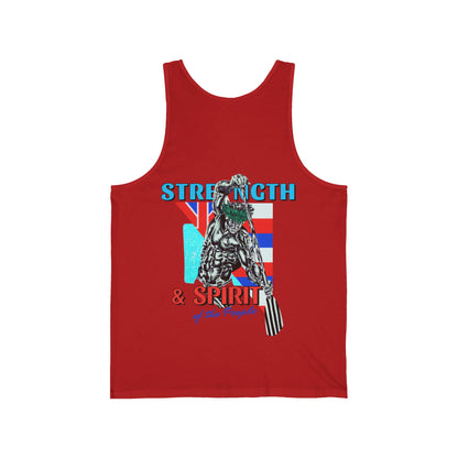 Hawaiian Strength Strength and Spirit of the People Vintage Design 90s New Print Unisex Jersey Tank