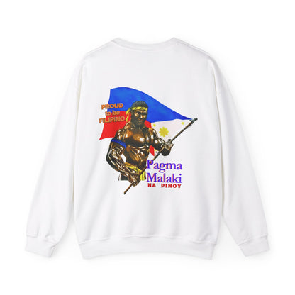 Filipino Strength Proud to be Filipino Pagma Malaki Na Pinoy Vintage Design 90s New Print Unisex Heavy Blend™ Crewneck Sweatshirt