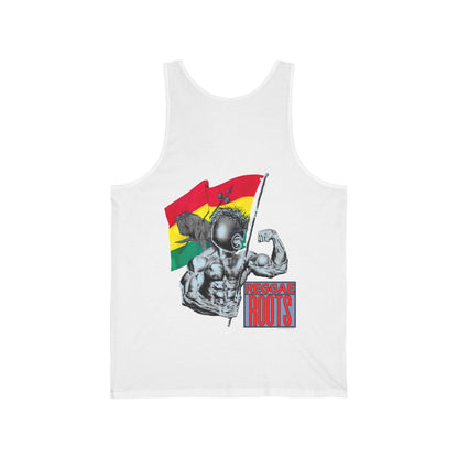 Jawaiian Strength Reggae Roots Vintage Design 90s New Print Unisex Jersey Tank