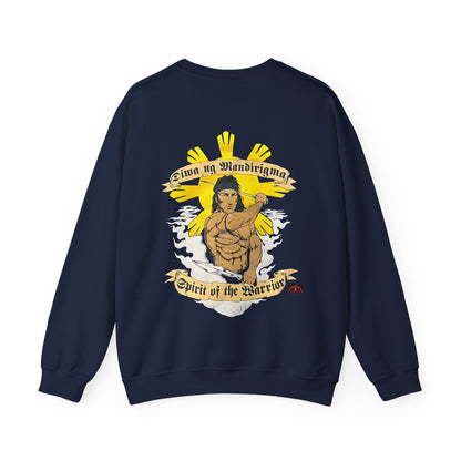 Filipino Strength Spirit of the Warrior Diwa ng Mandirigma Vintage Design 90s New Print Unisex Heavy Blend™ Crewneck Sweatshirt