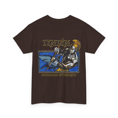 Hawaiian Strength Ikaika Hawaiian Strength Vintage Design 90s New Print Unisex Heavy Cotton Tee
