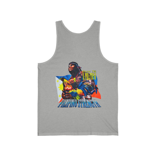 Filipino Strength Pinoy na Lalaki Vintage Design 90s New Print Unisex Jersey Tank