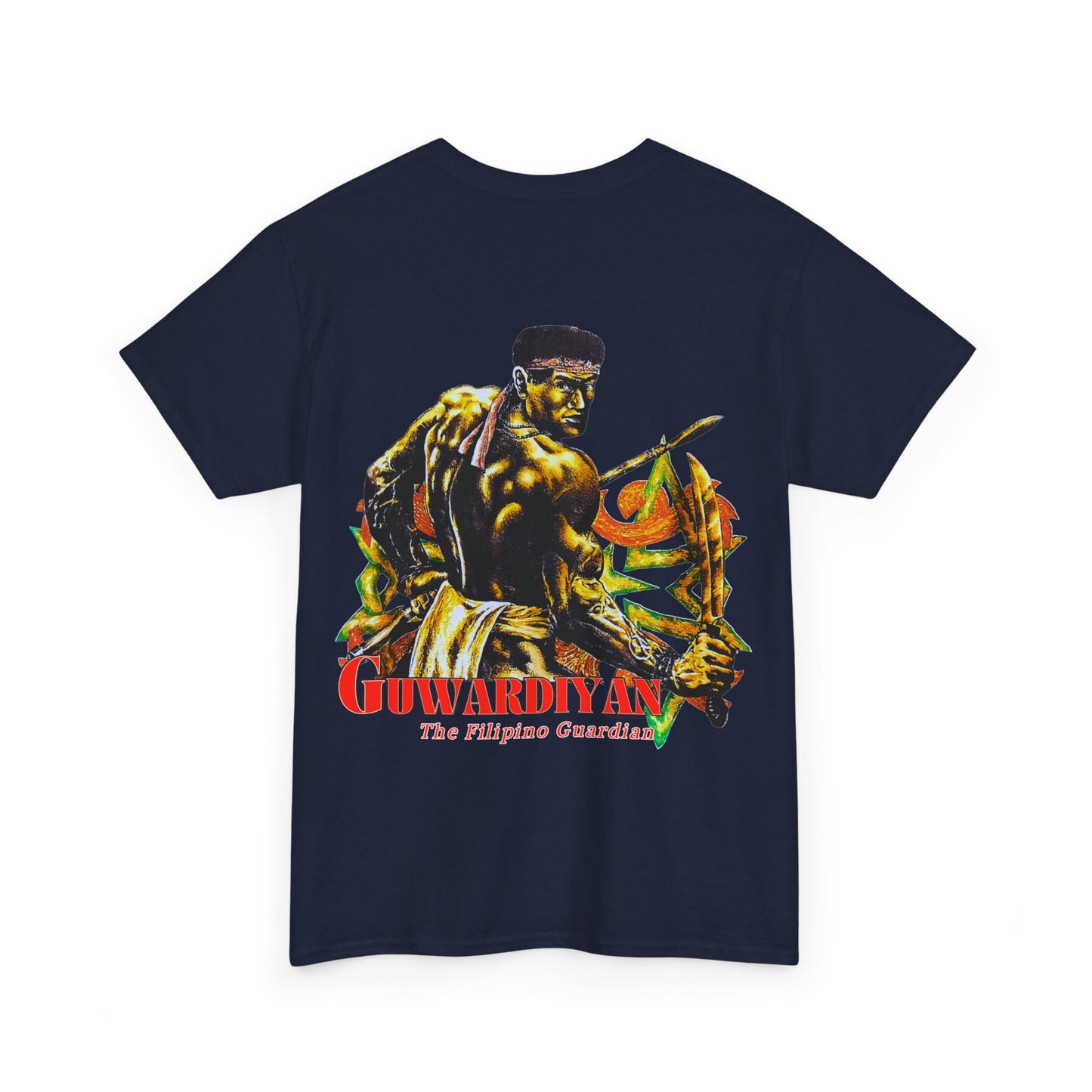 Filipino Strength The Filipino Guardian Guwardiyan Vintage Design 90s New Print T-shirt Unisex Heavy Cotton Tee