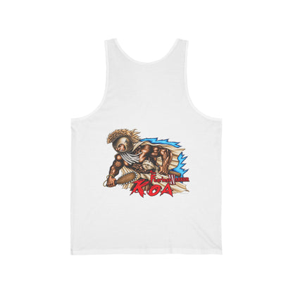 Hawaiian Strength The Fearless Warrior Koa Unisex Jersey Tank