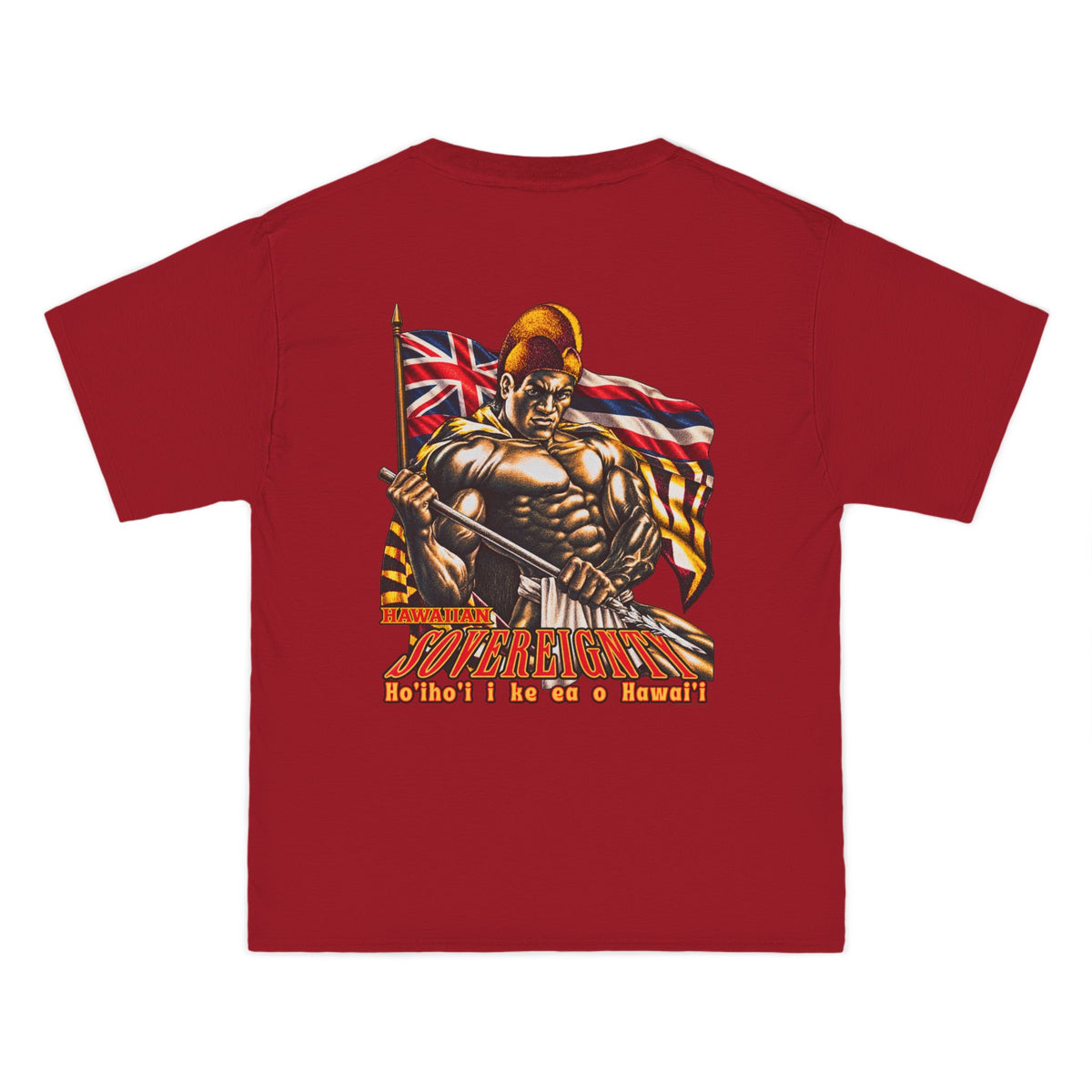 Hawaiian Strength Hawaiian Sovereignty Beefy-T®  Short-Sleeve T-Shirt